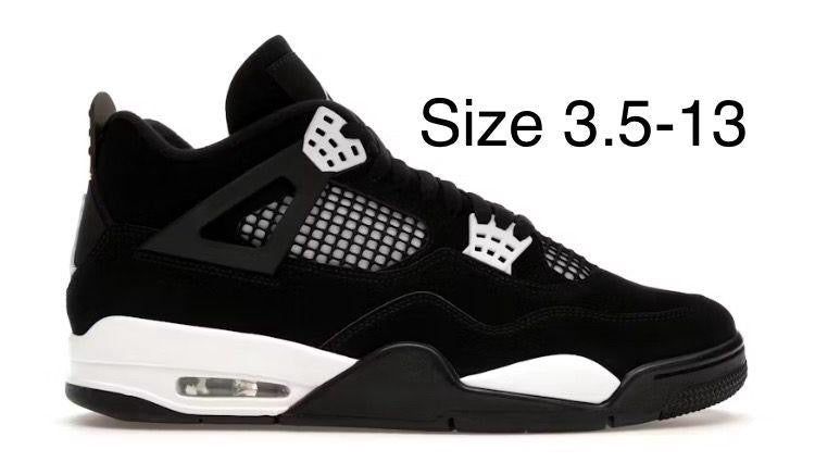 Jordan Air Jordan 4 retro "military black" for Men's Size Basketball Shoes