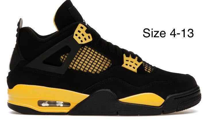 Jordan Air Jordan 4 retro "military black" for Men's Size Basketball Shoes