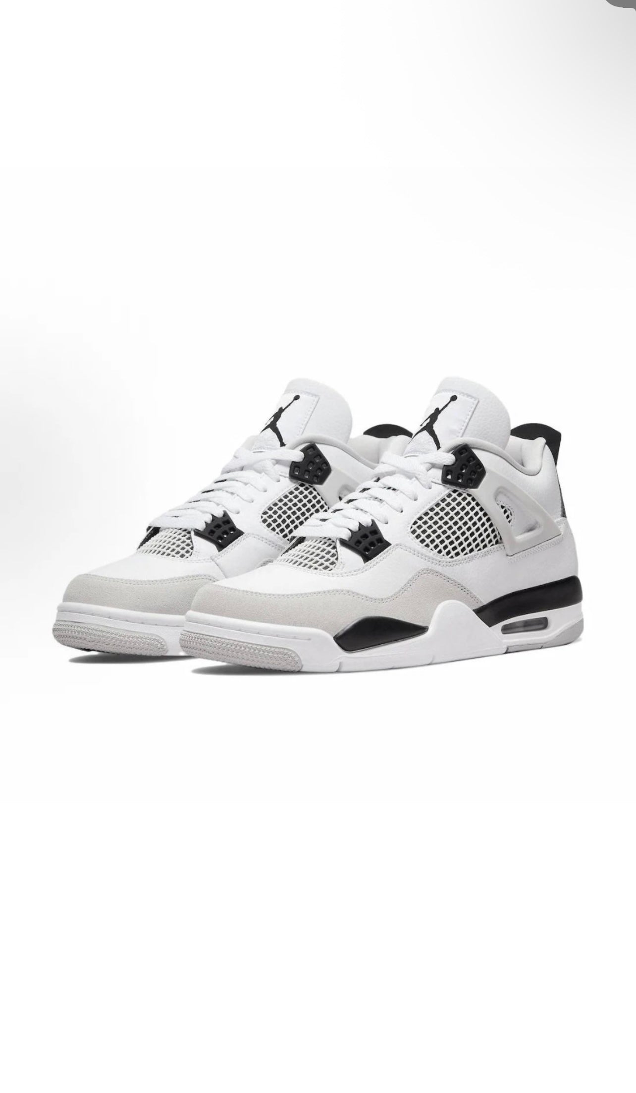 Jordan Air Jordan 4 retro "military black" for Men's Size Basketball Shoes